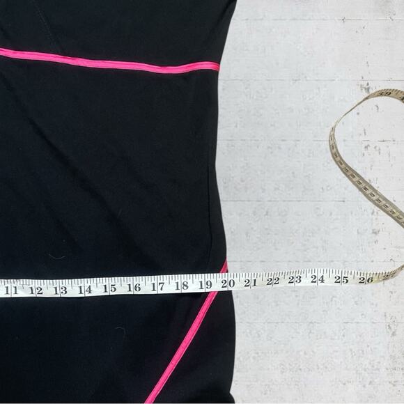 VTG Y2K Taboo Babydoll Asymmetrical Maxi Dress 2X Fairy Goth Black Pink - Picture 15 of 16